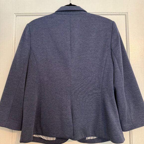 The Limited Women's Blazer, Blue & White - Picture 5 of 10